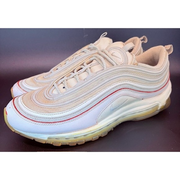Nike Air Max 97 White CW5567-100 Sneakers Mens size 11.5 - Picture 1 of 8